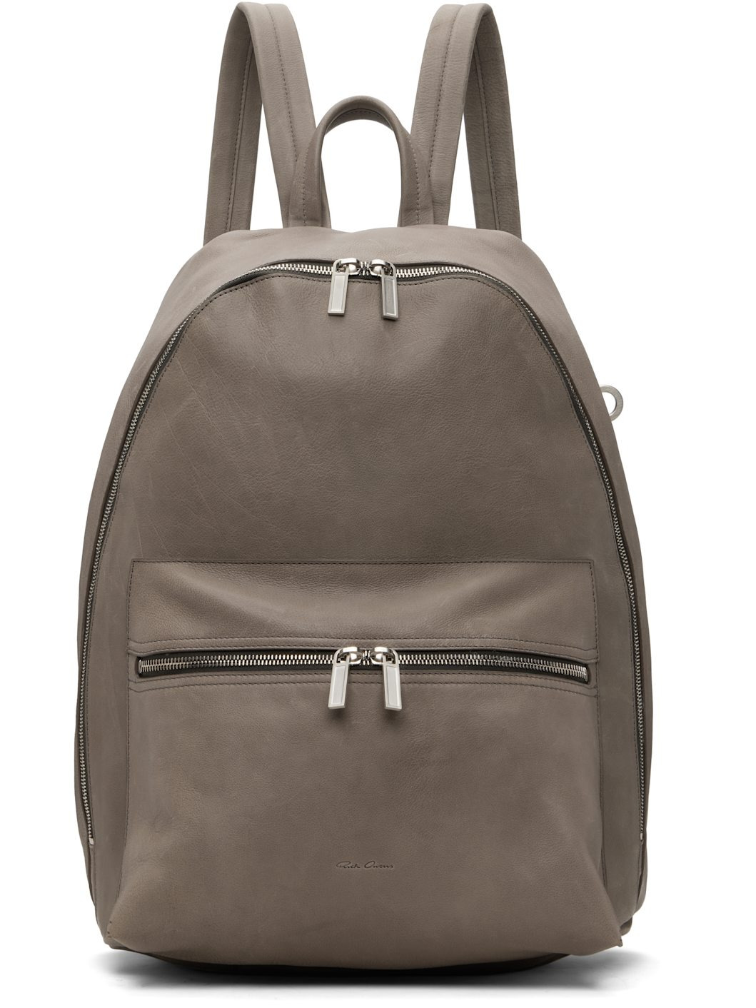 Gray Concordians Soft Buffalo Backpack - 1