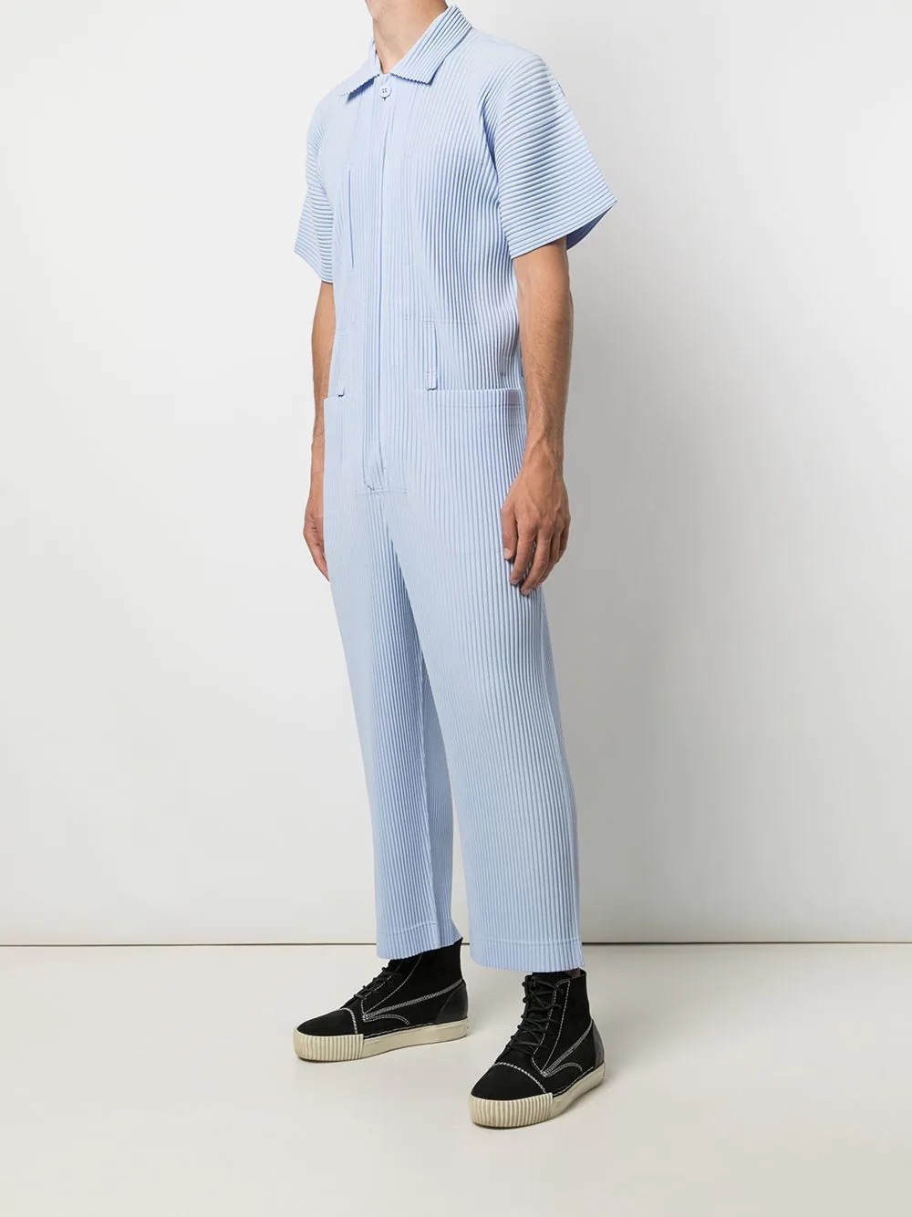 short-sleeve boiler suit - 3