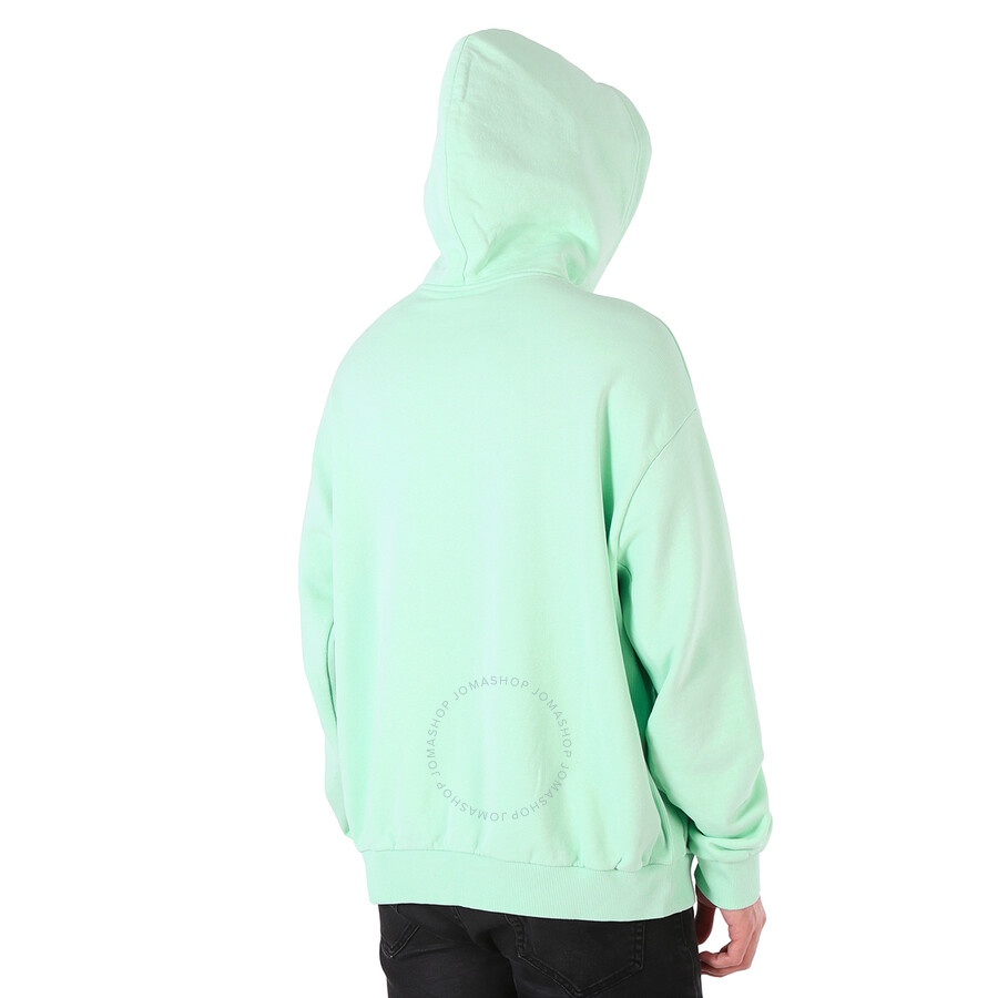 Marcelo Burlon Men's Baby Blue Macrame Cross Patch Hoodie - 6