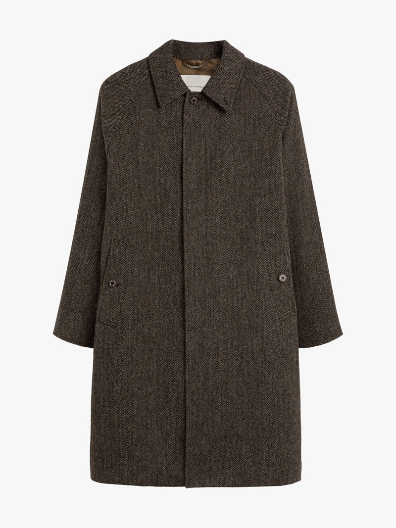 BELFORD BROWN WOOL BALMACAAN COAT 1