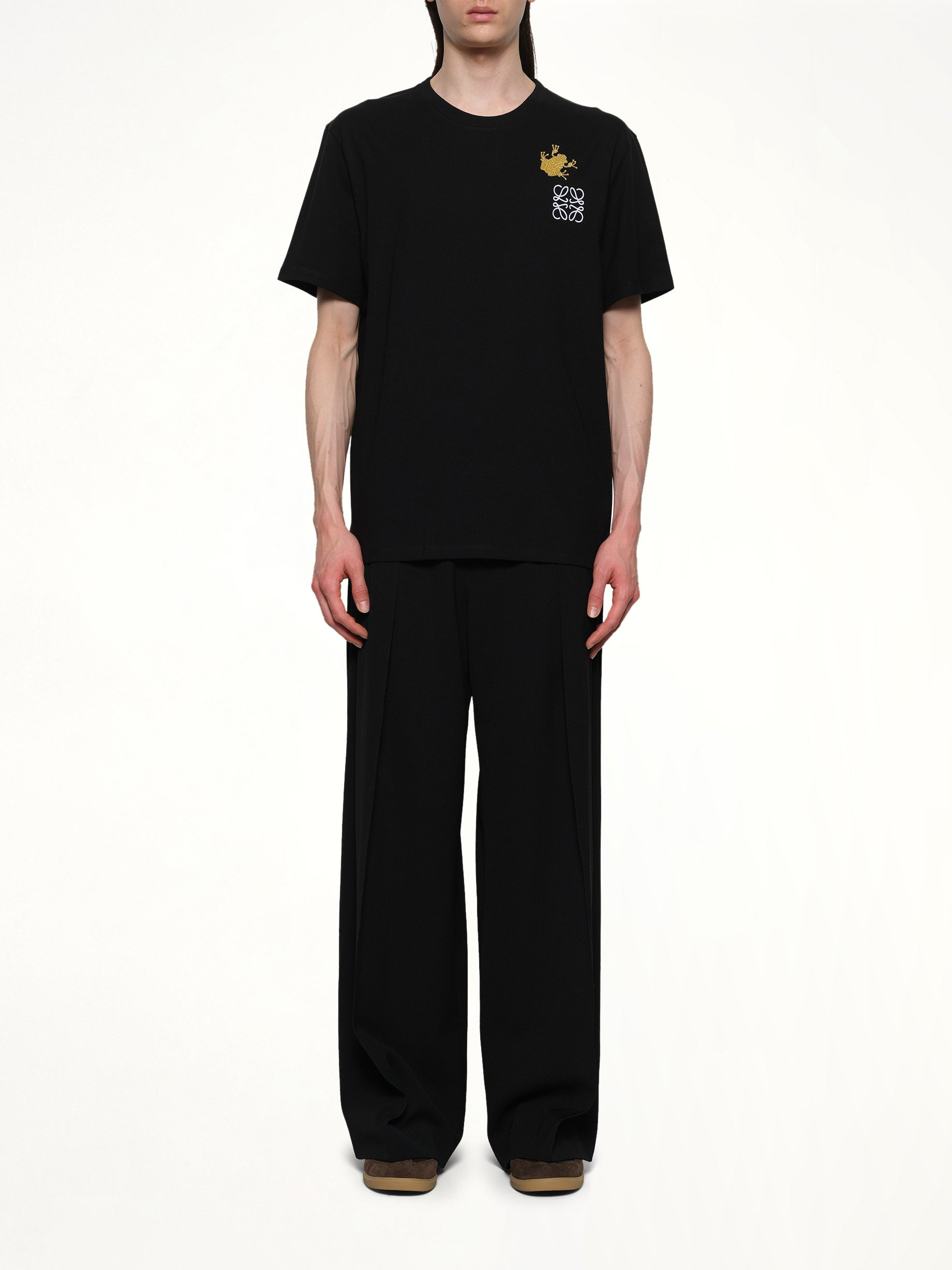 Frog Relaxed Fit T-Shirt in Black - 7