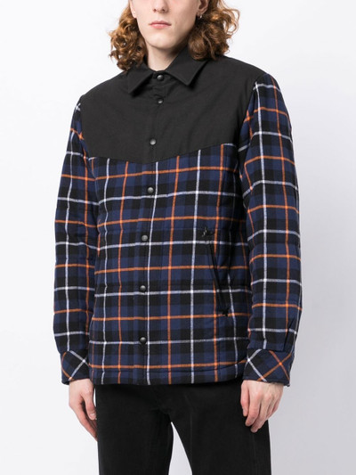 Marcelo Burlon County Of Milan check-print padded shirt jacket outlook