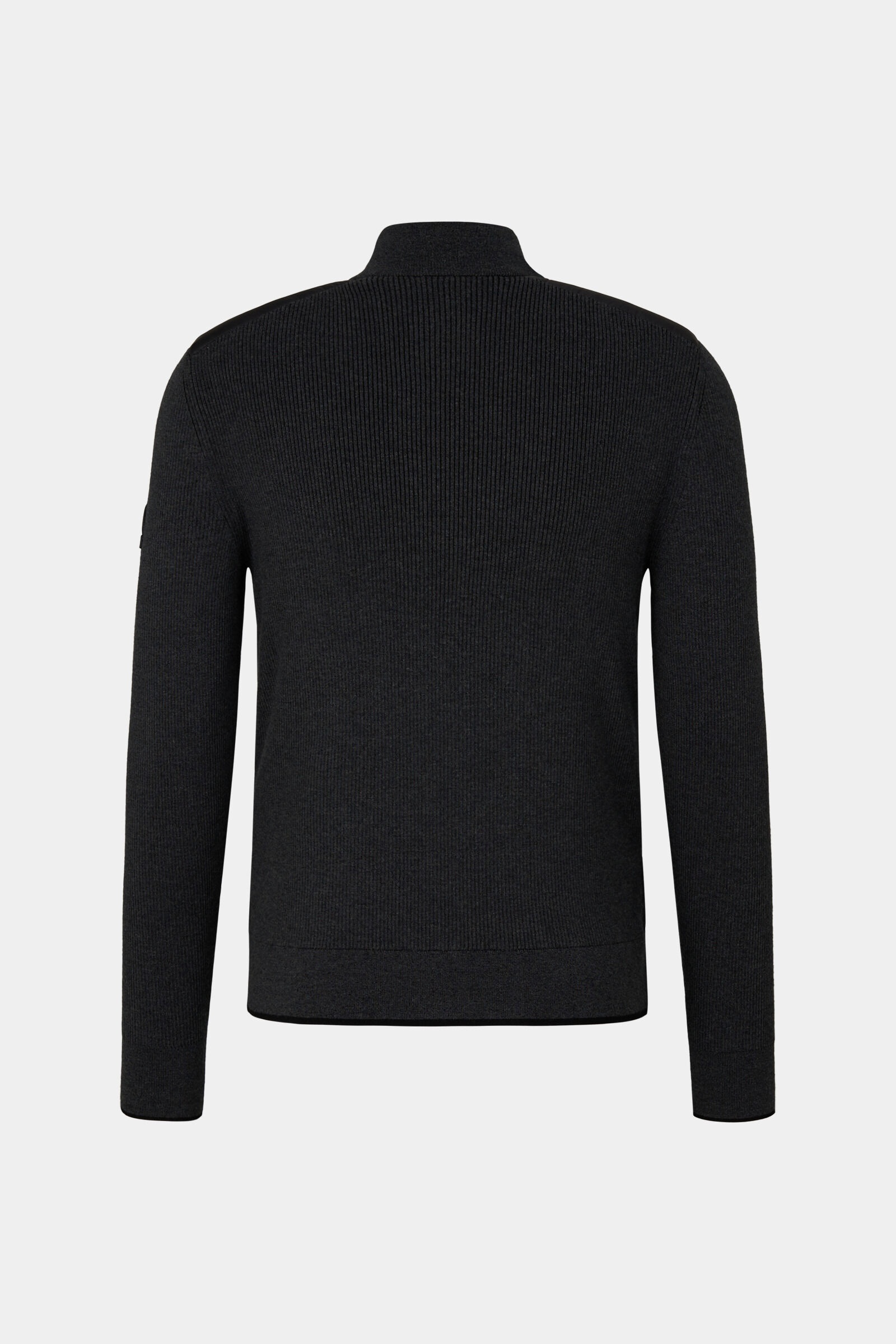 Renee Hybrid knit jacket in Black/anthracite - 6