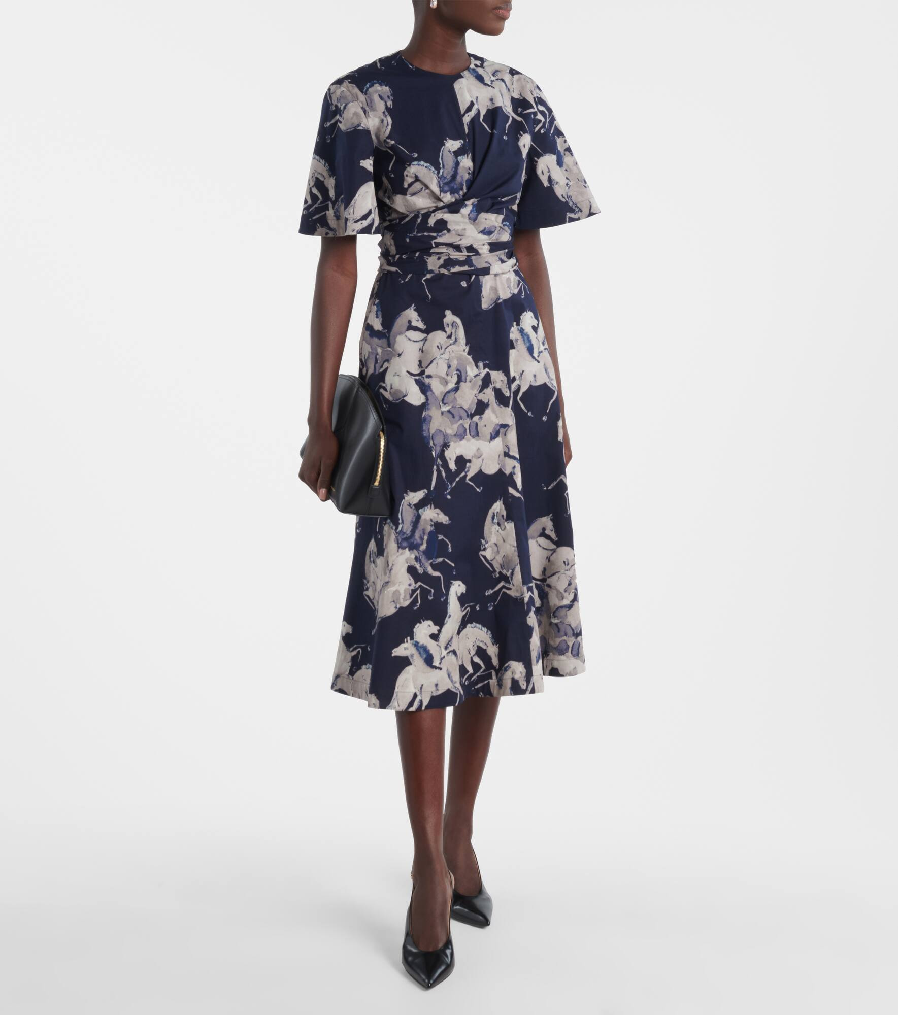 Kirsty printed cotton-blend wrap dress - 2