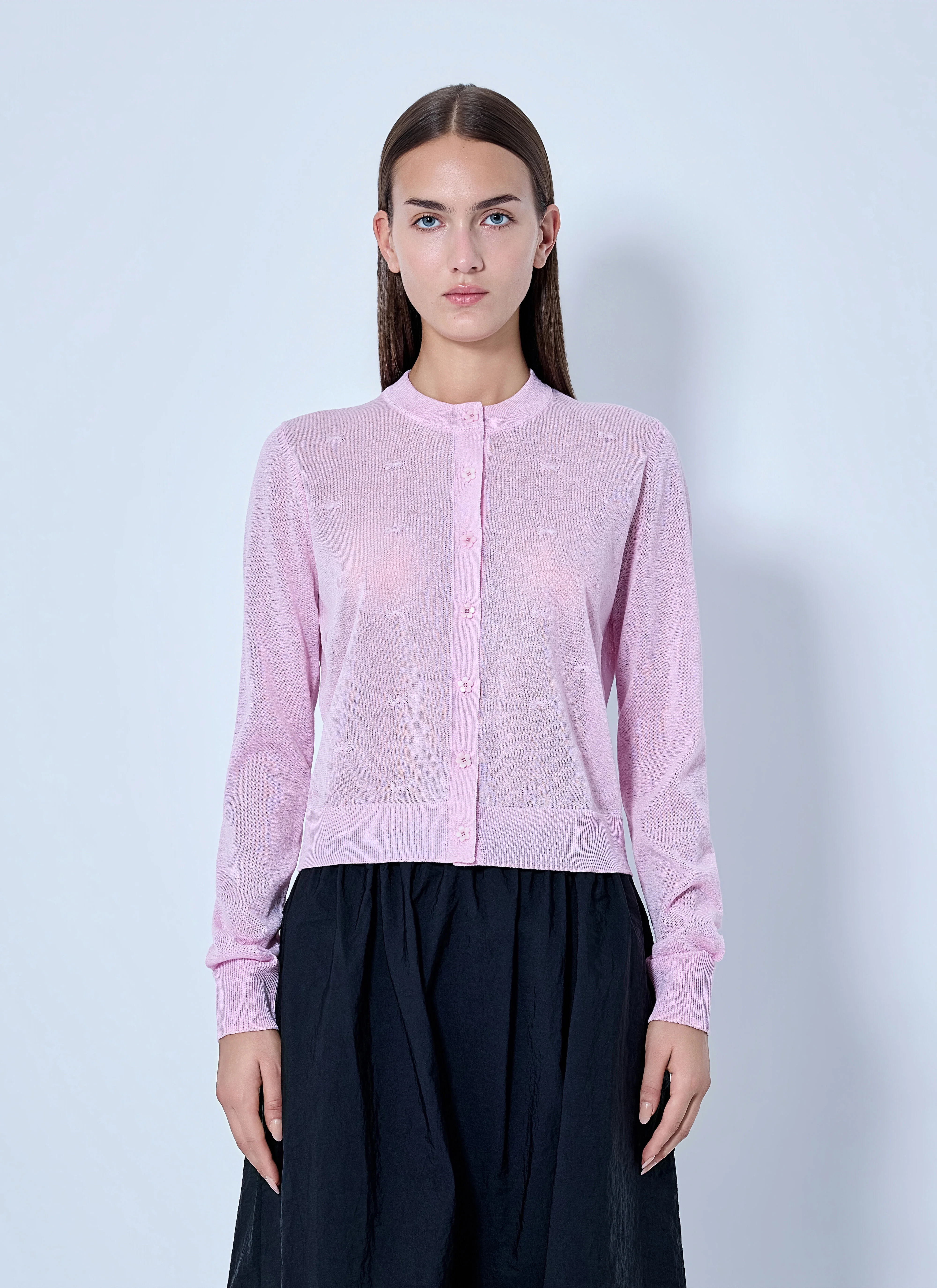 Pretty Bow Knit Cardigan - 1