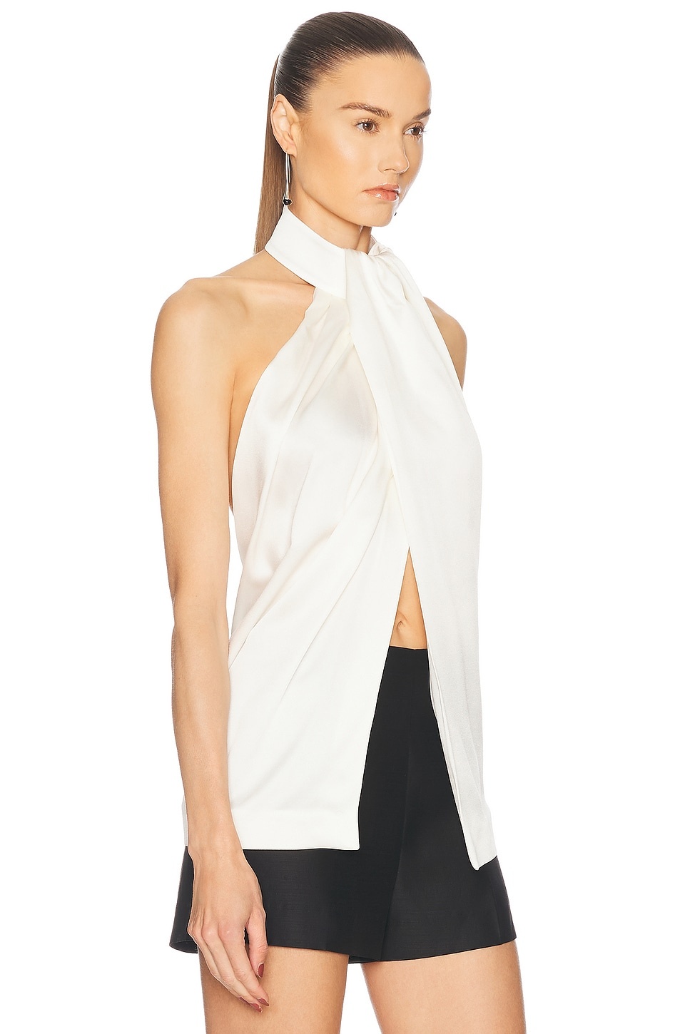 Envers Satin Halterneck Top - 2