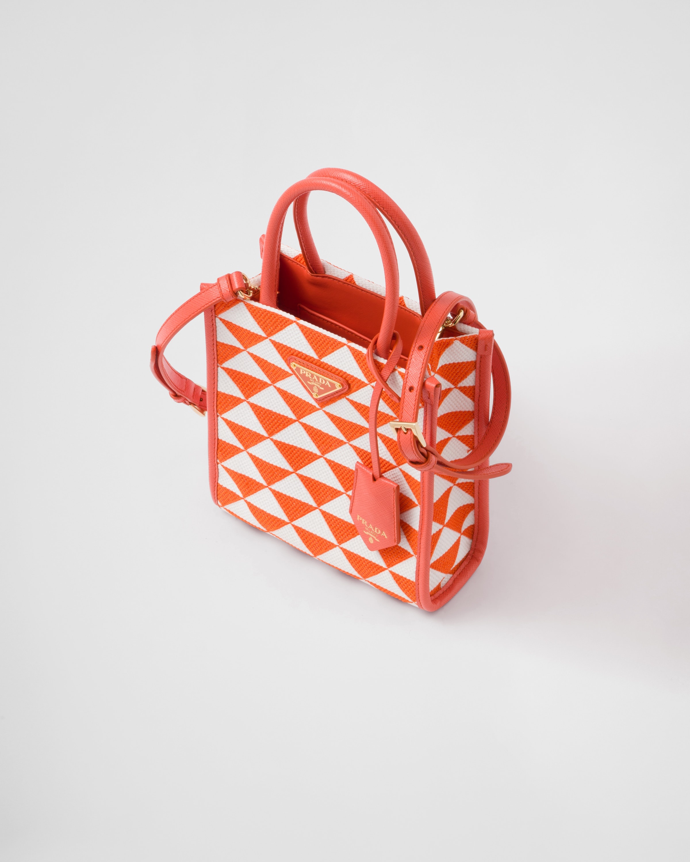 Prada Symbole embroidered fabric mini bag - 3