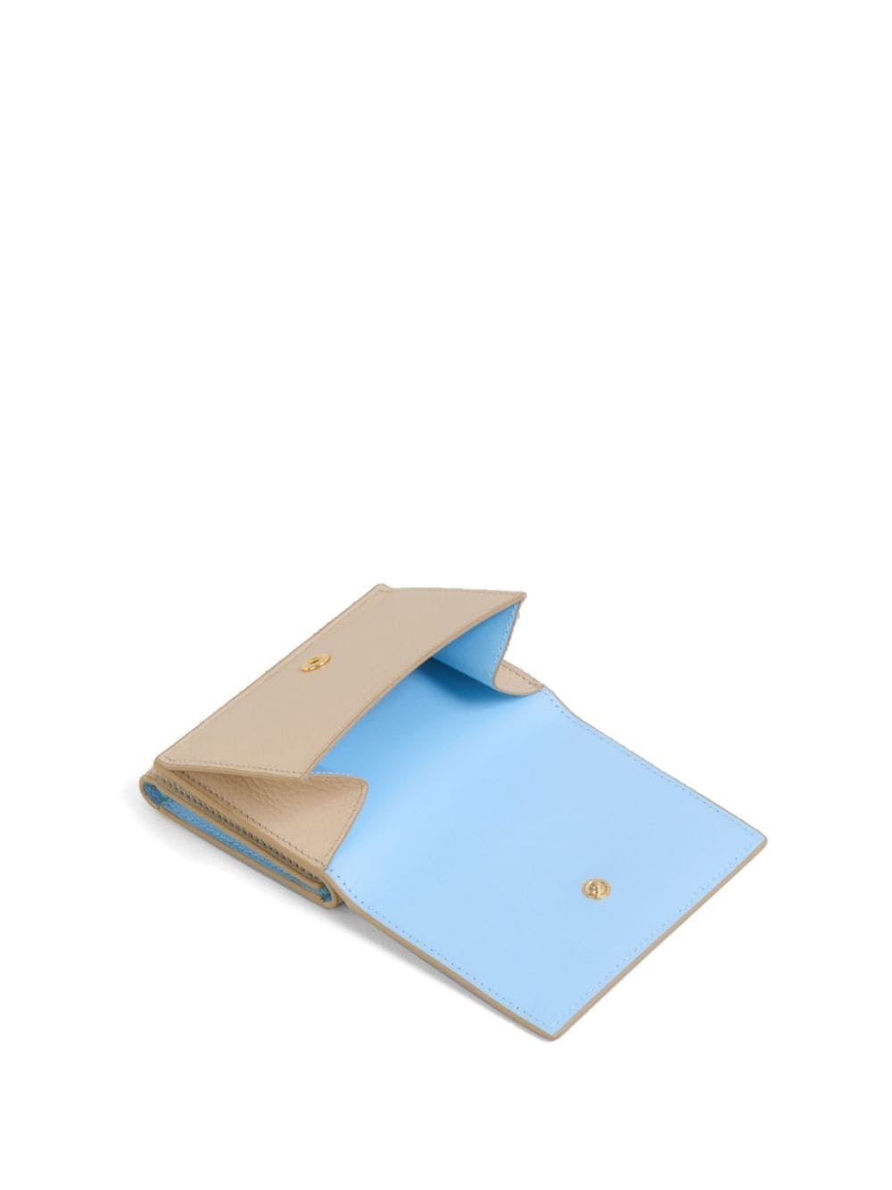 logo-embroidered leather wallet - 5