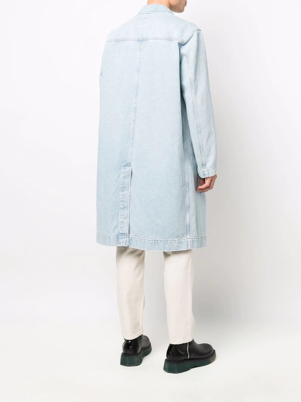 D-Roku-Long denim coat - 4