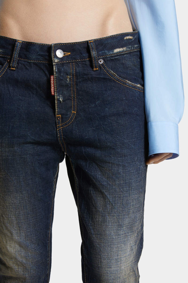 DARK DESERT DUST WASH COOL GIRL JEANS - 5