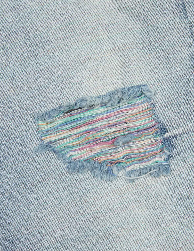 DISTRESSED SEAGULL POCKET SLIM FIT JEANS #2010 9