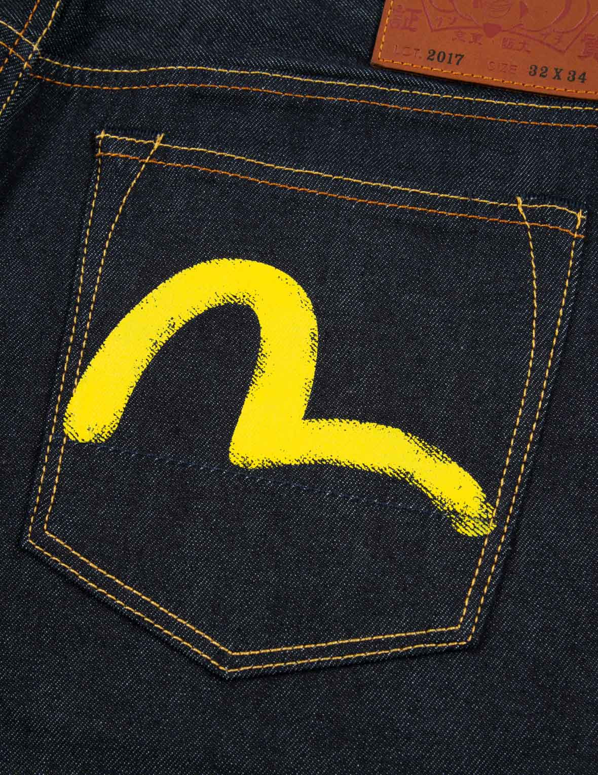 Yellow Seagull Print Taper-Fit Jeans #2017 - 9