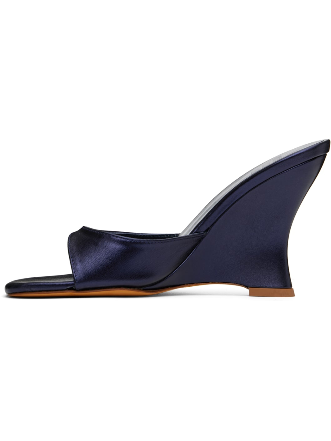 Navy Lido Wedge Heeled Sandals - 3
