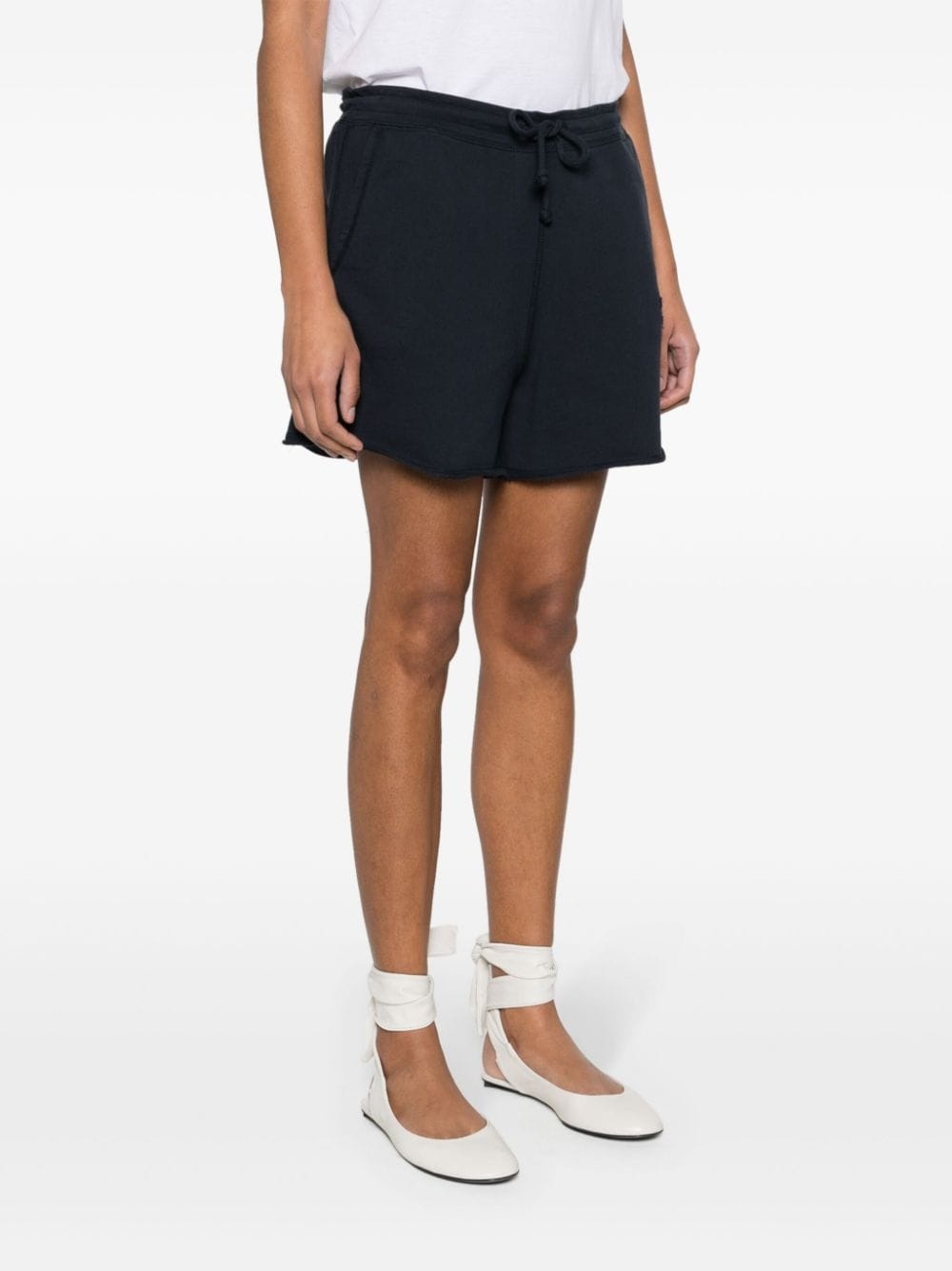 logo-embroidered track shorts - 3