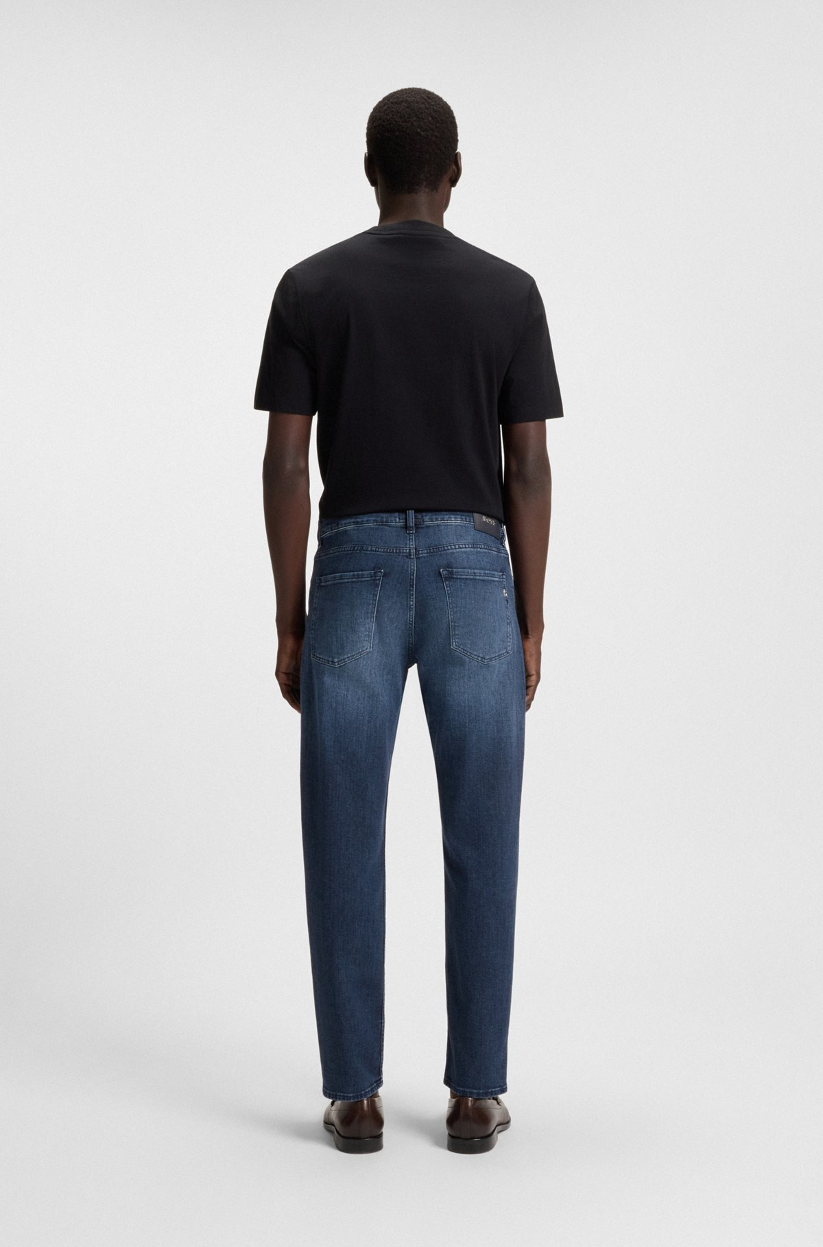 REGULAR-FIT JEANS IN SUPER-SOFT STRETCH DENIM - 4