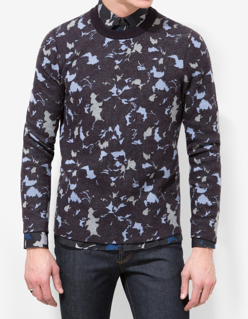 Lanvin Lanvin Abstract Floral Wool Sweater outlook