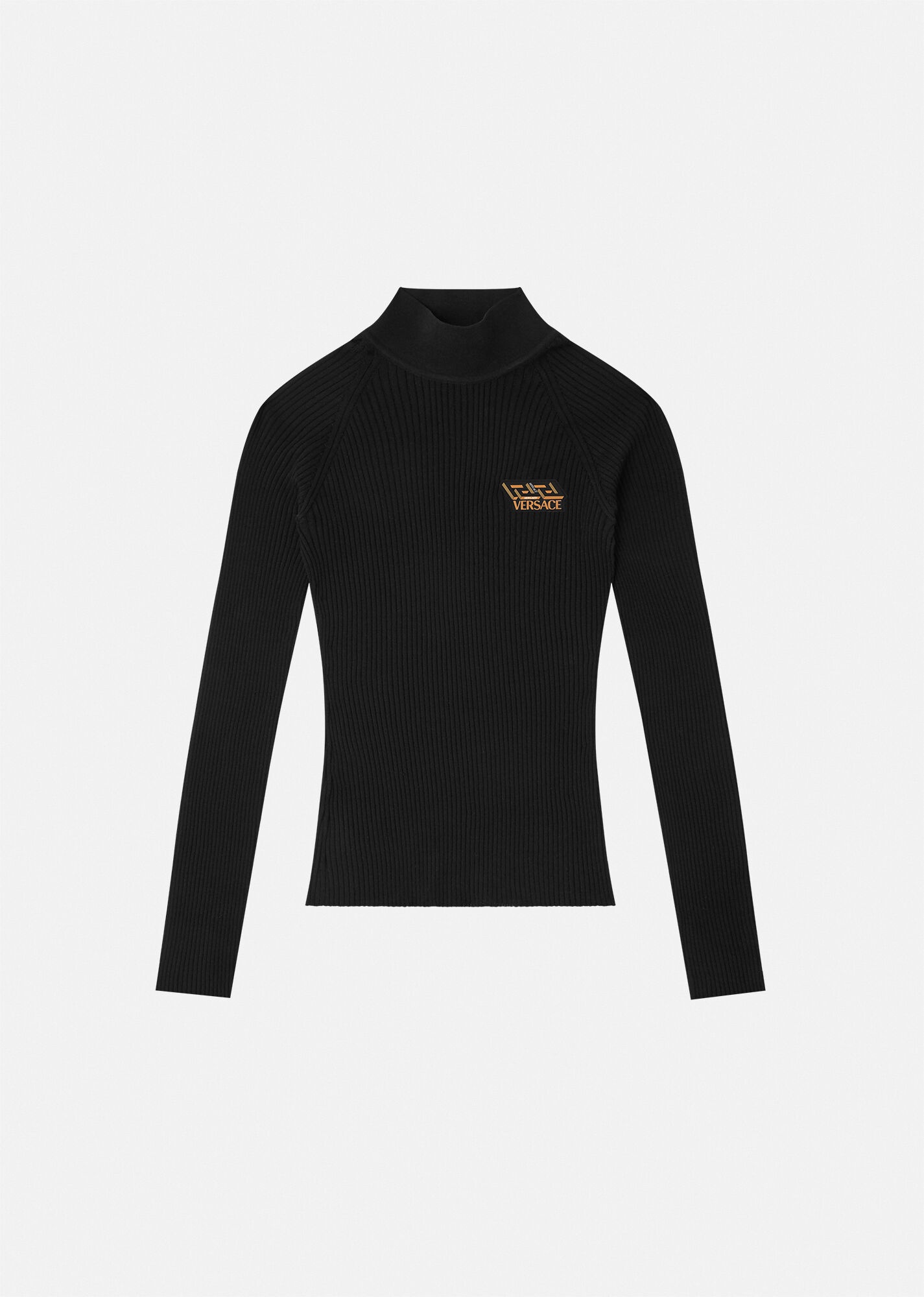 La Greca Accent Wool Sweater - 1