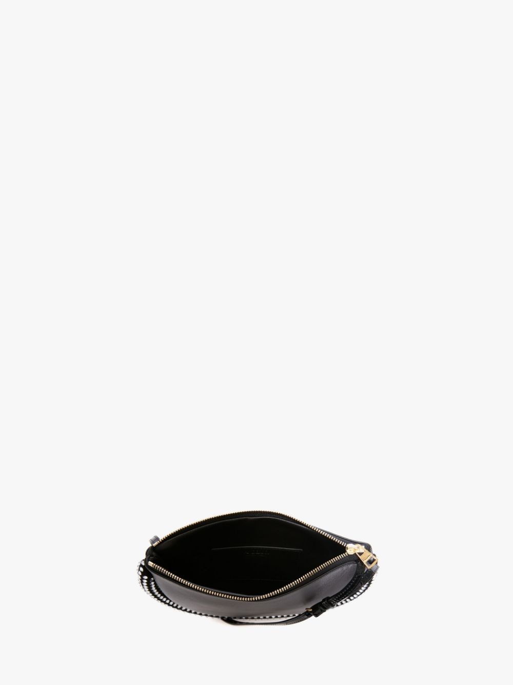 BUMPER-MOON LEATHER SHOULDER BAG WITH CRYSTAL 4