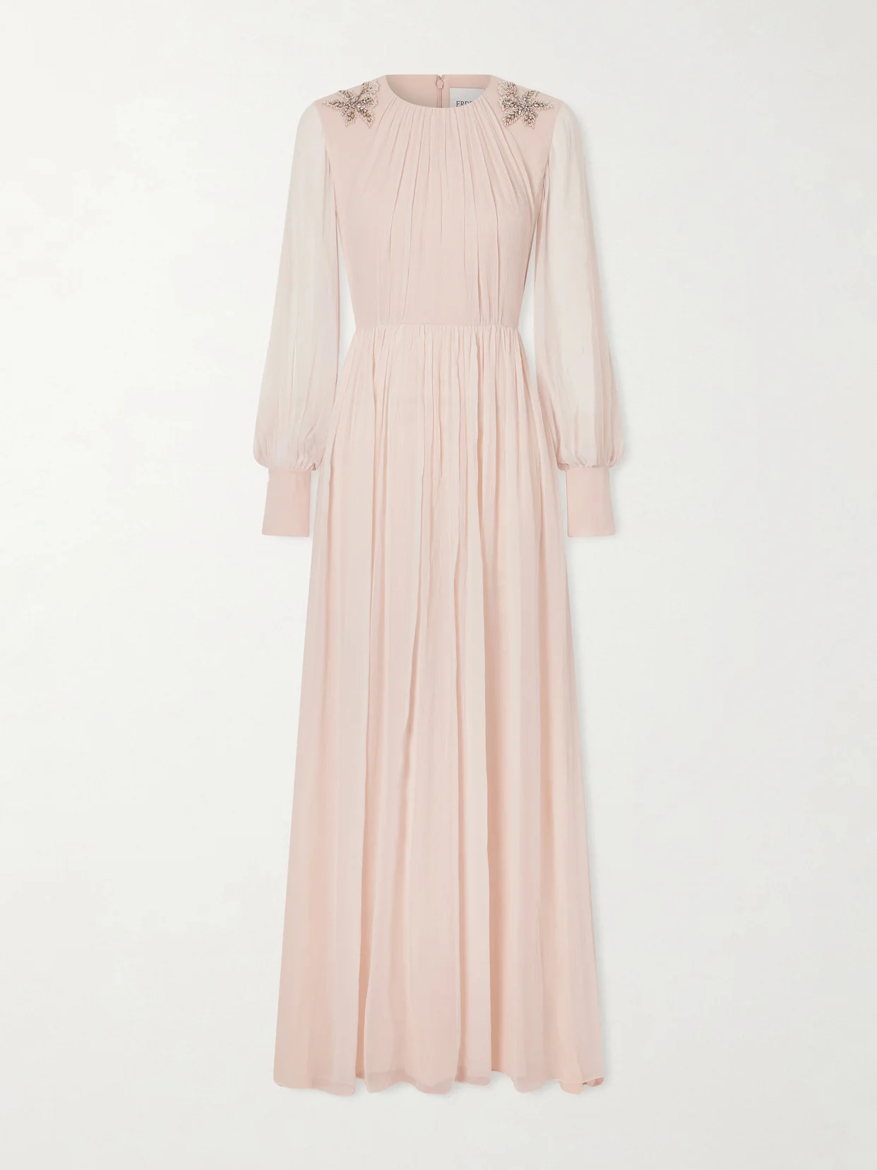 Crystal-embellished Crêpon Gown - 1