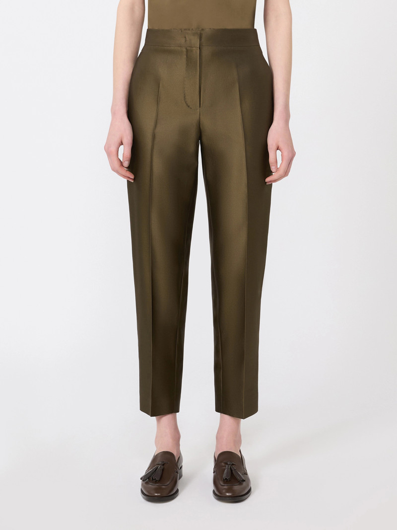 ZINCO Shantung trousers - KAKI 3