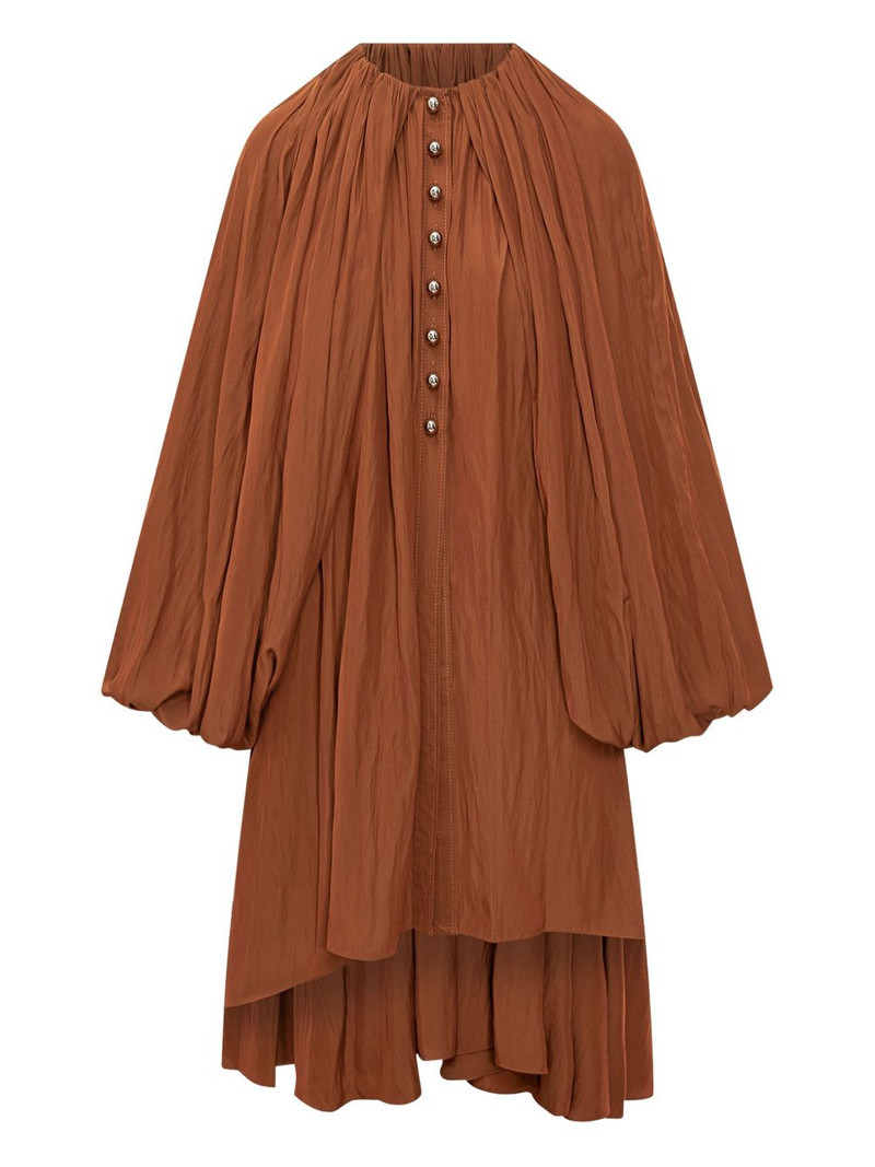 cotton pleated dress 1
