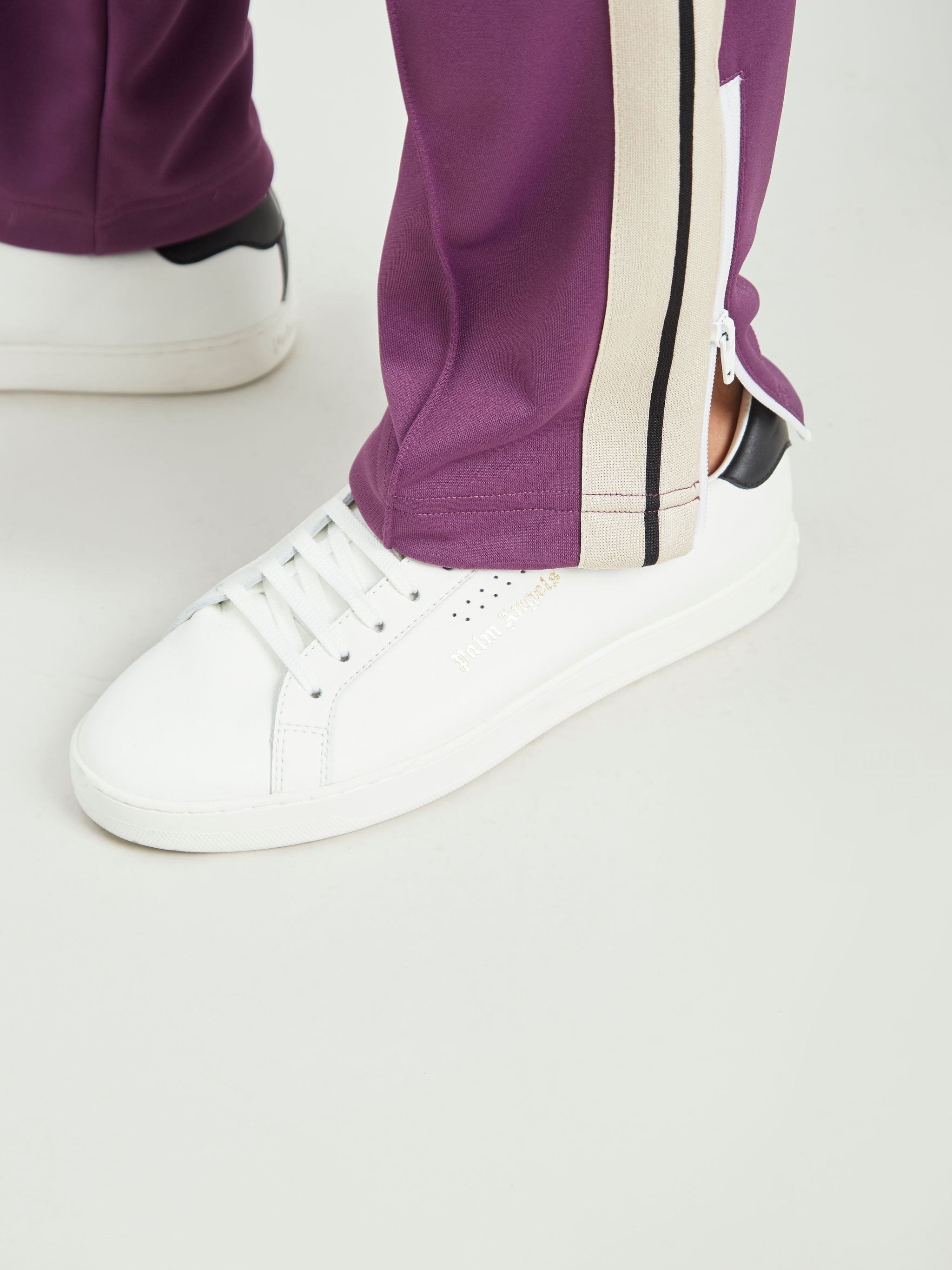 BURGUNDY TRACK PANTS - 8