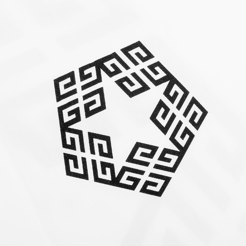 GIVENCHY BOXY FIT PRINT SHIRT - WHITE - 3