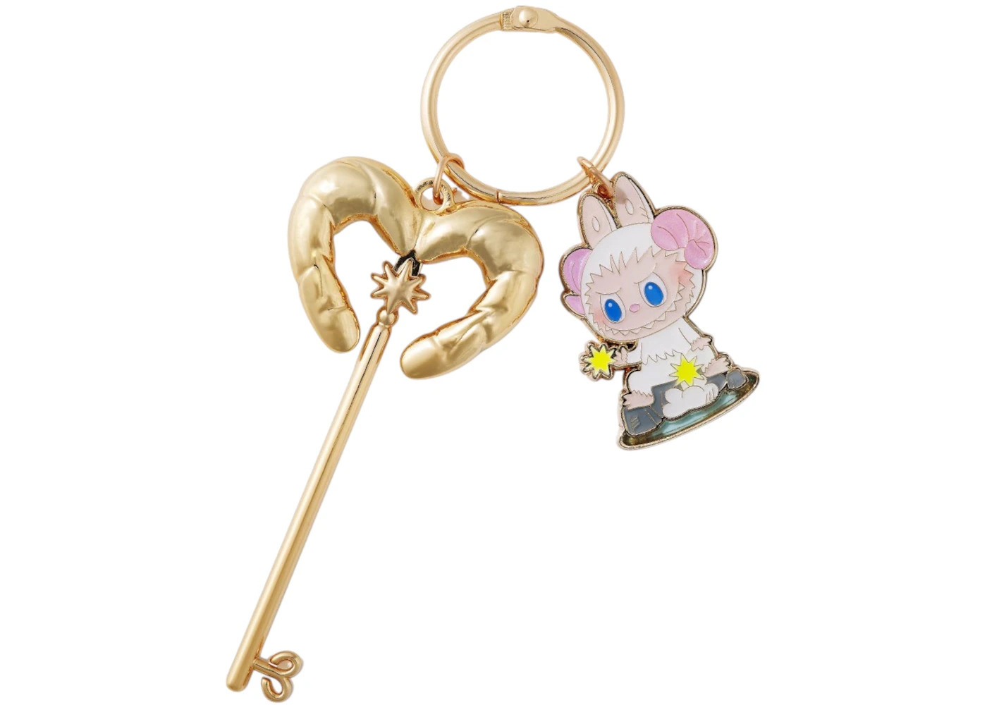 Pop Mart The Monsters Labubu Constellation Series Aries Key Pendant - 1
