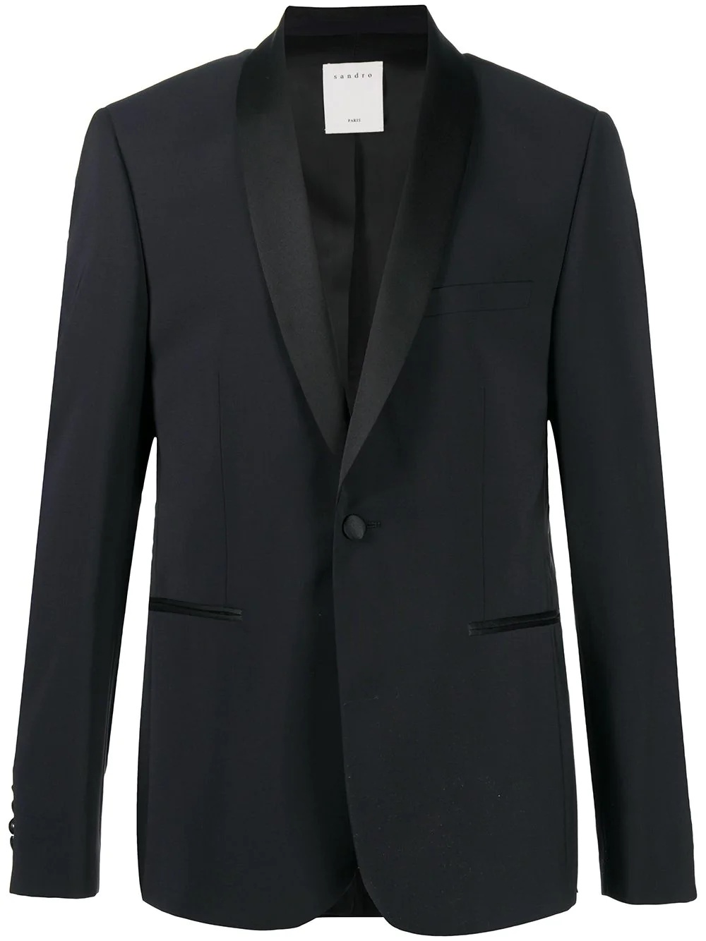 shawl-lapel tuxedo jacket - 1