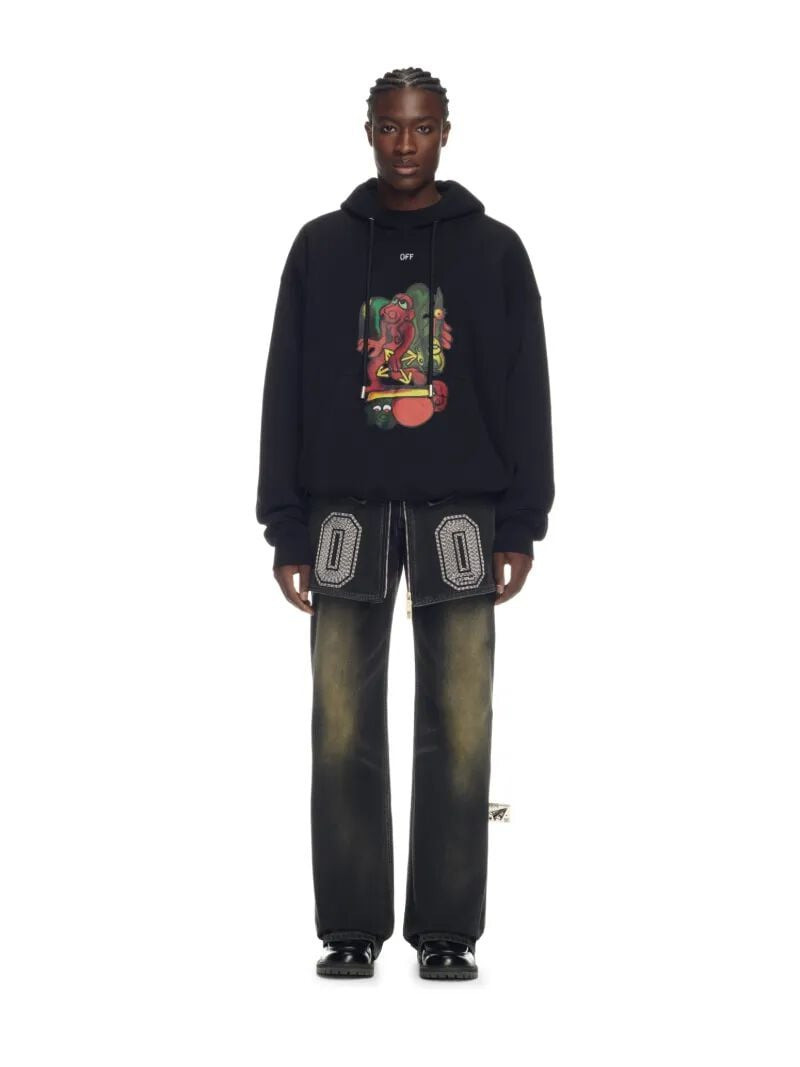 Off-White Black Nana Arrow Hoodie outlook