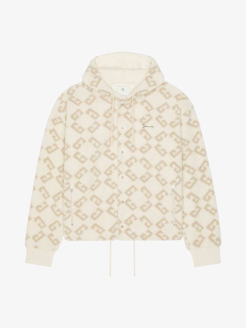 HOODIE IN MONOGRAM 72 JACQUARD - 1