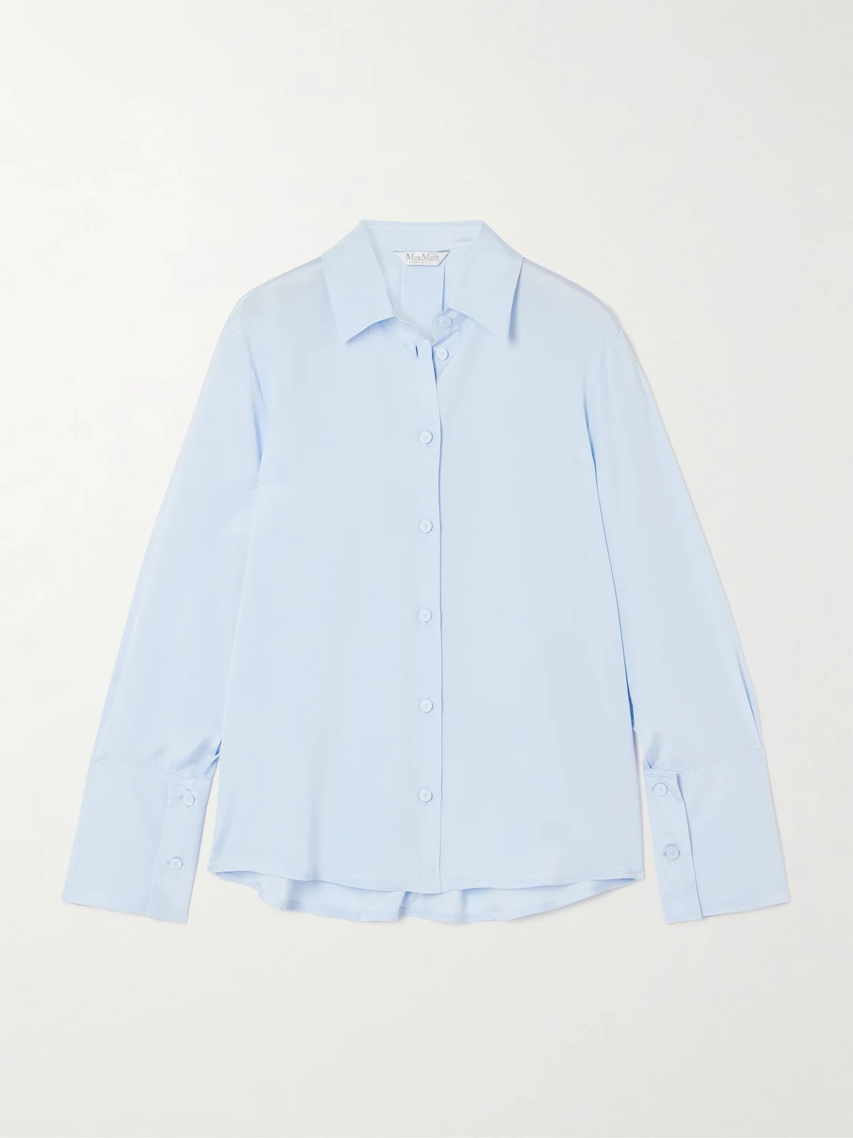 Voliera Silk-blend Crepe Shirt - 1