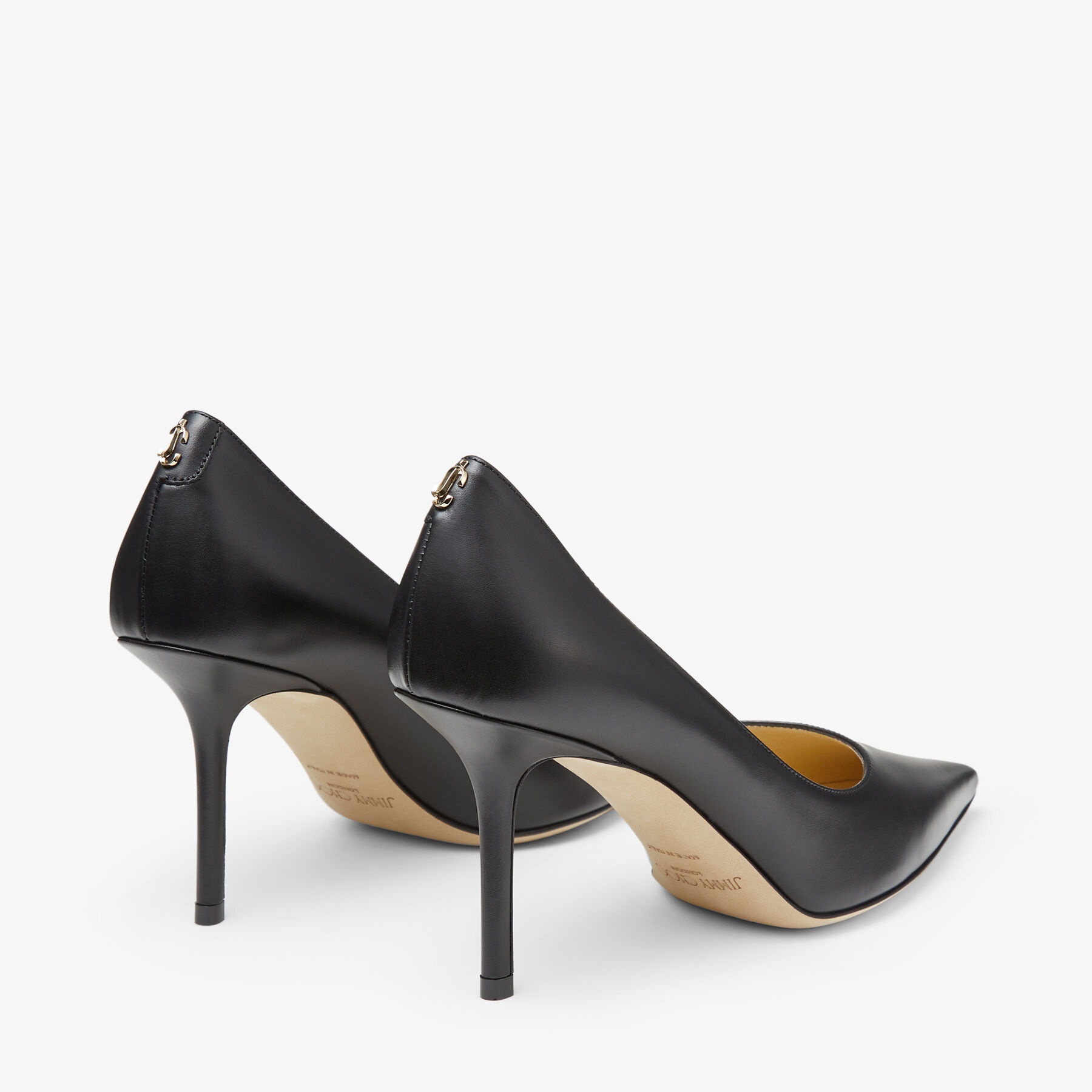 Love 85
Black Calf Leather Pumps with JC Emblem - 5