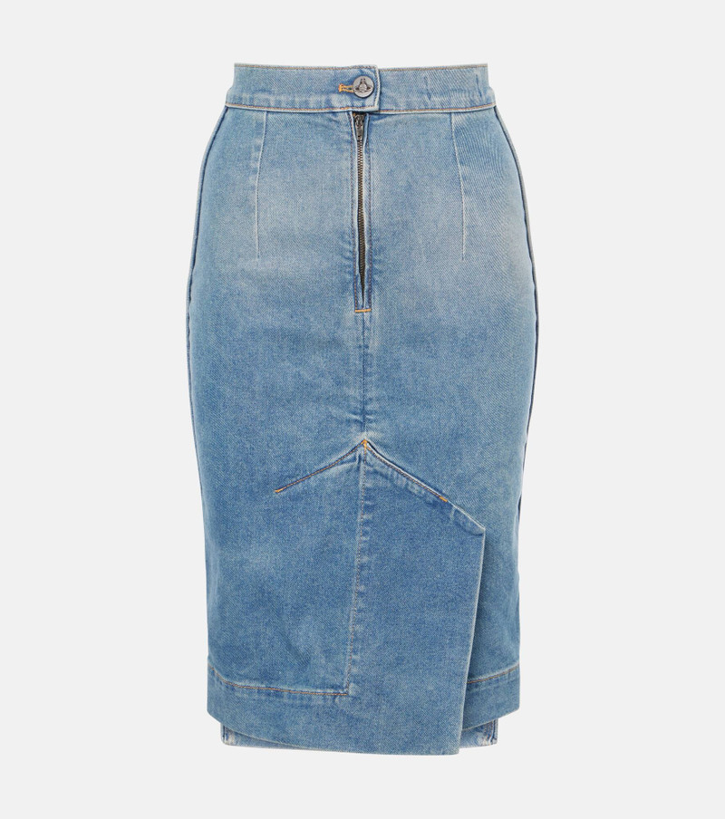 Orb denim pencil skirt - 1