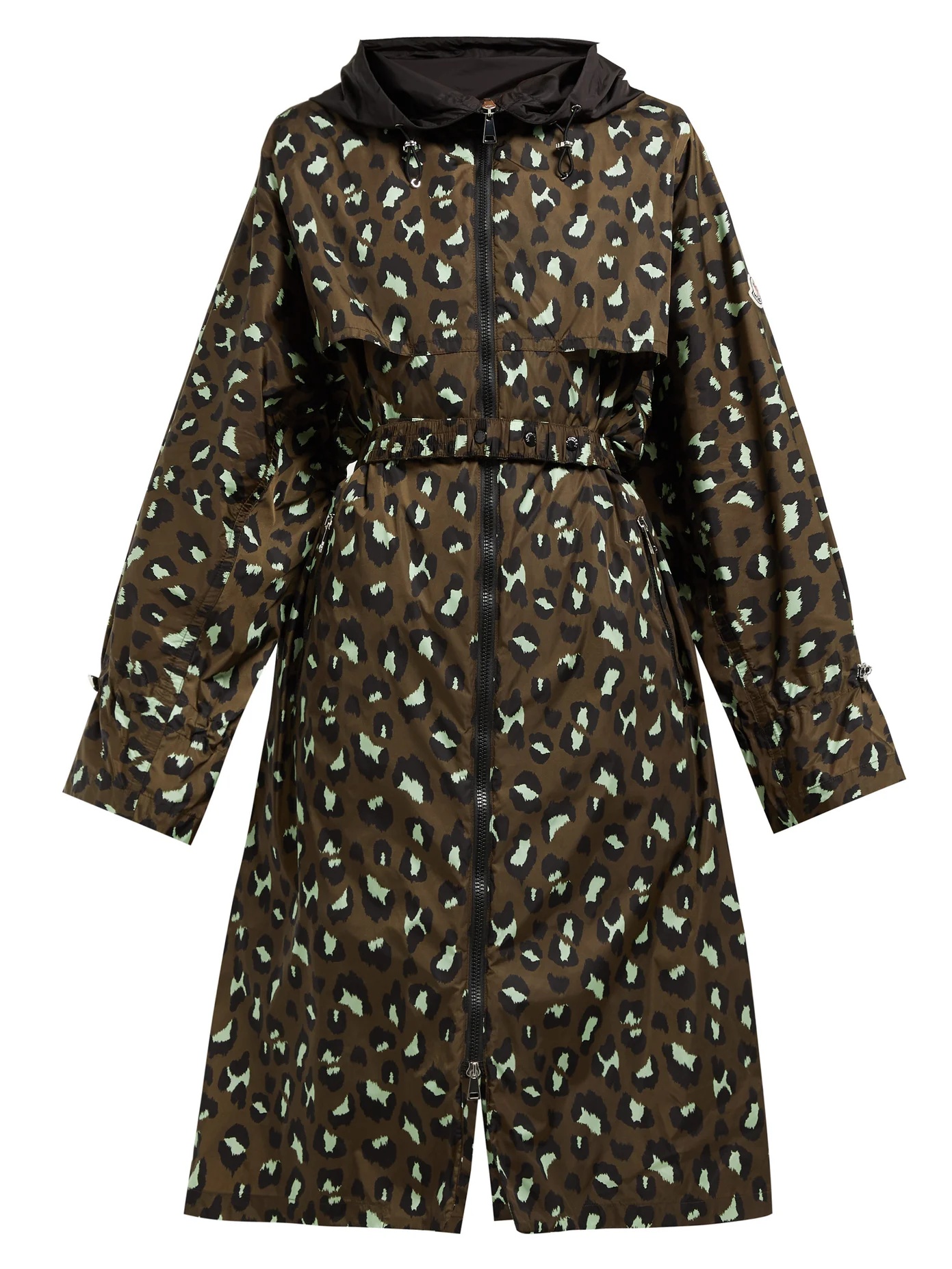 Washington animal-print technical parka - 1