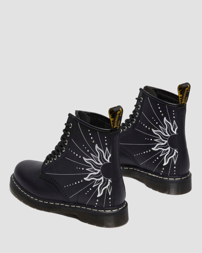 1460 SOLAR FLARE Reclaimed Leather Lace Up Boots 6