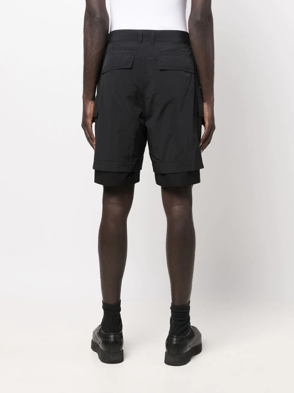 logo-patch cargo shorts - 6