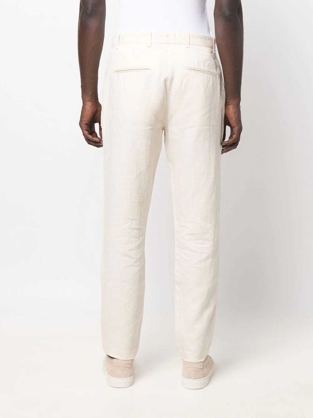 straight-leg tailored trousers - 4