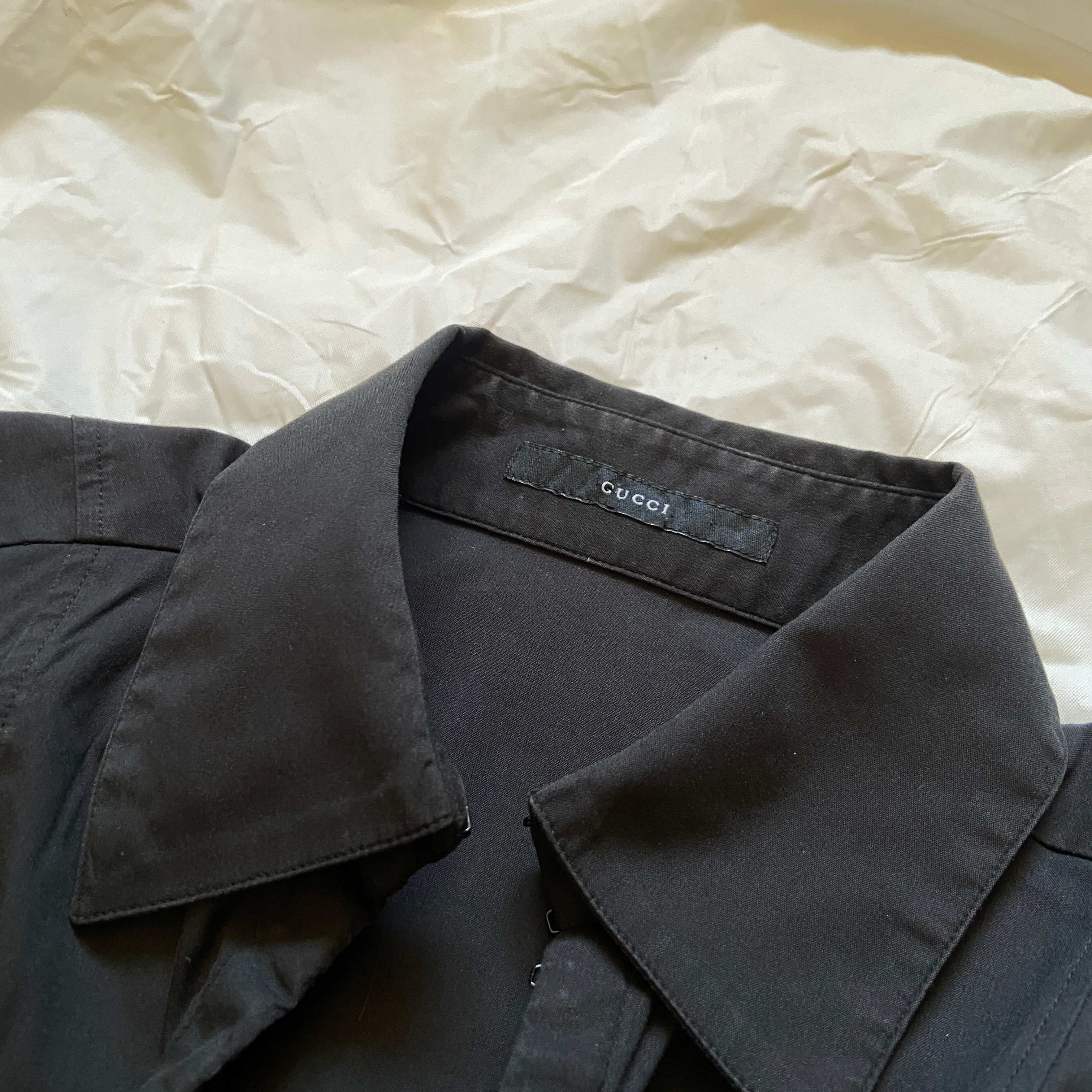 Gucci tom ford black hook shirt - 7