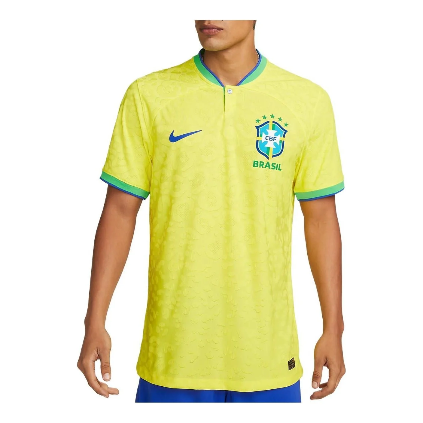 Nike Brazil 22/23 Match Home Dri-FIT ADV Football Shirt 'Dynamic yellow' DN0618-740 - 1