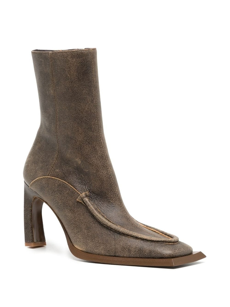 KNWLS Hellz 90mm square-toe boots outlook