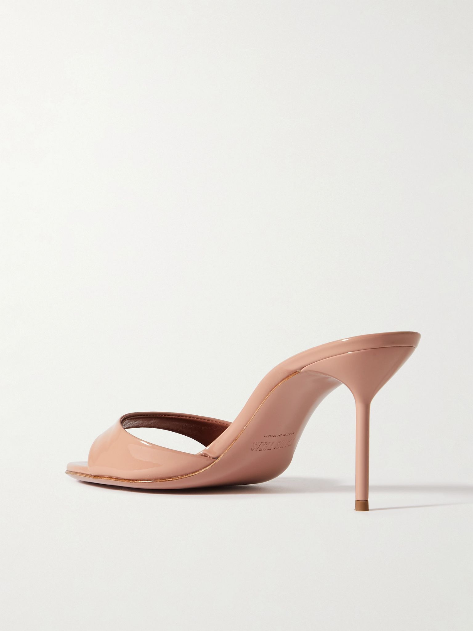 Lidia patent-leather mules Pink - 3