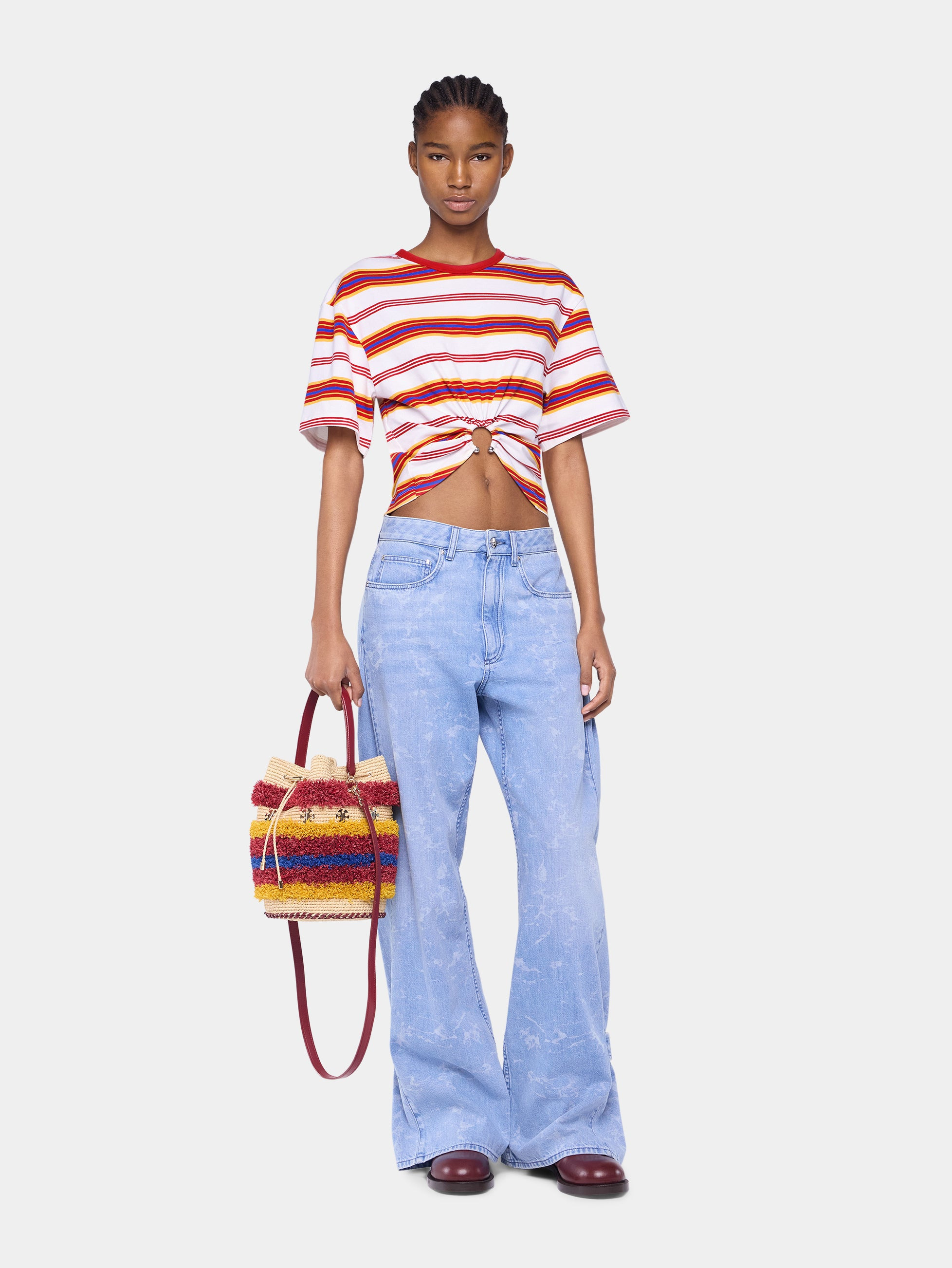RAFFIA BUCKET BAG - 6