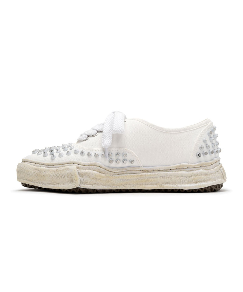 "BAKER" OG Sole Studded Canvas Low-top Sneaker 6