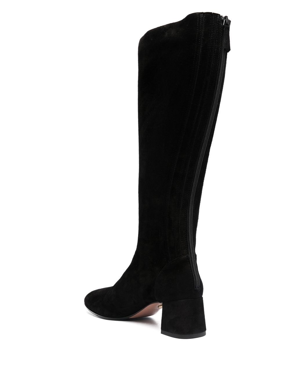 round-toe knee-length boots - 3