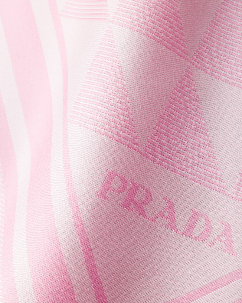 Prada Jacquard silk scarf 55x55 outlook