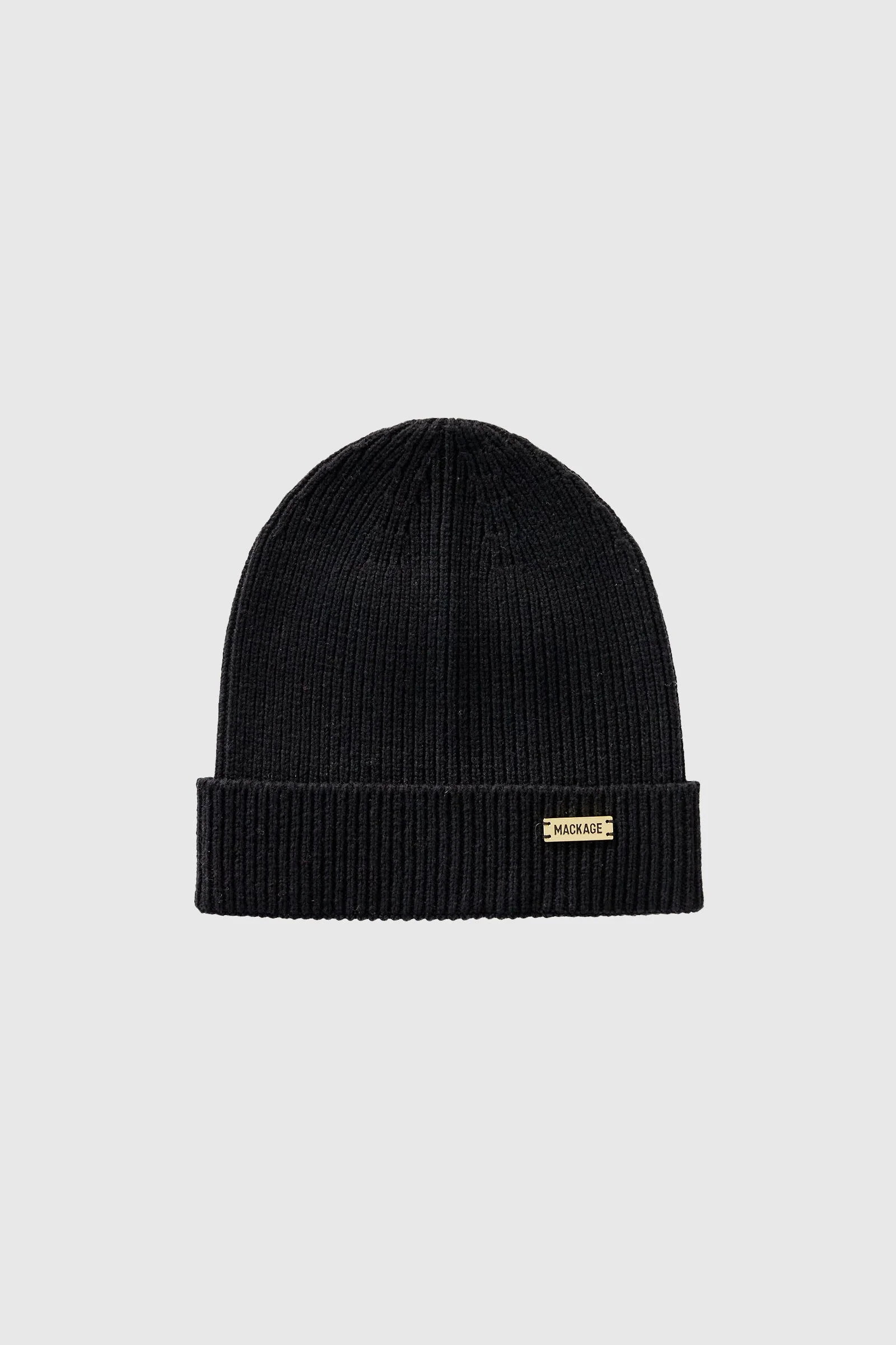 DAWSON Fish Rib Knit Wool Blend Beanie - 1