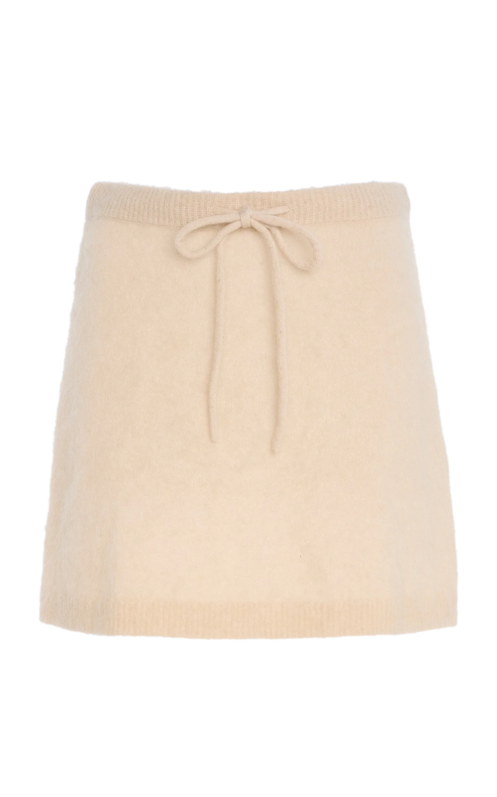 Roma Mohair-Blend Mini Skirt ivory - 1