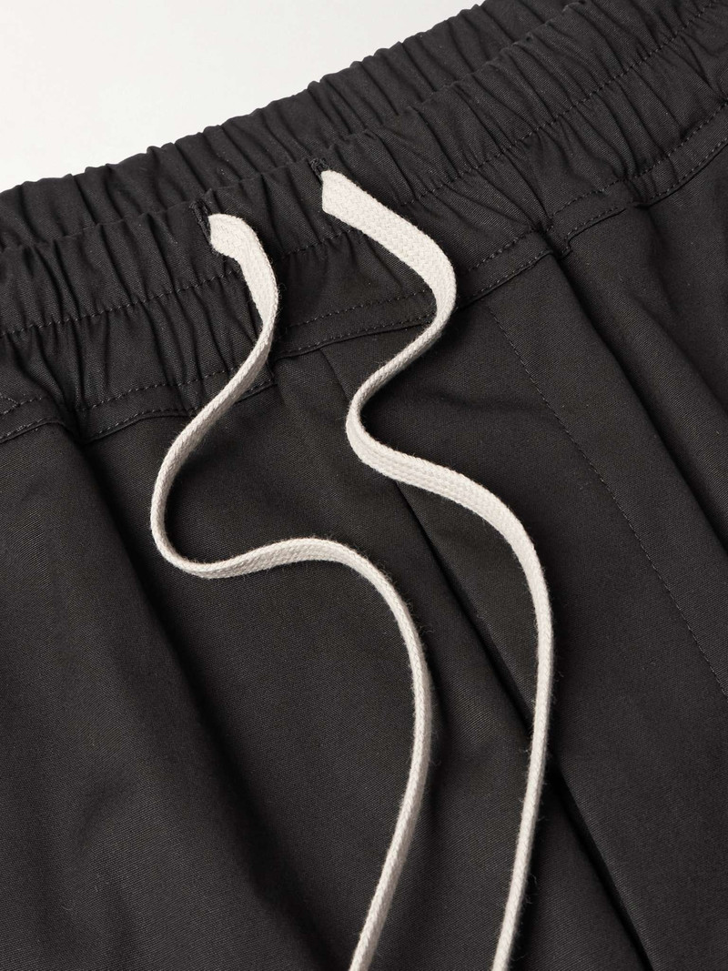 Tecuatl Slim-Fit Tapered Stretch-Cotton Poplin Drawstring Trousers 3