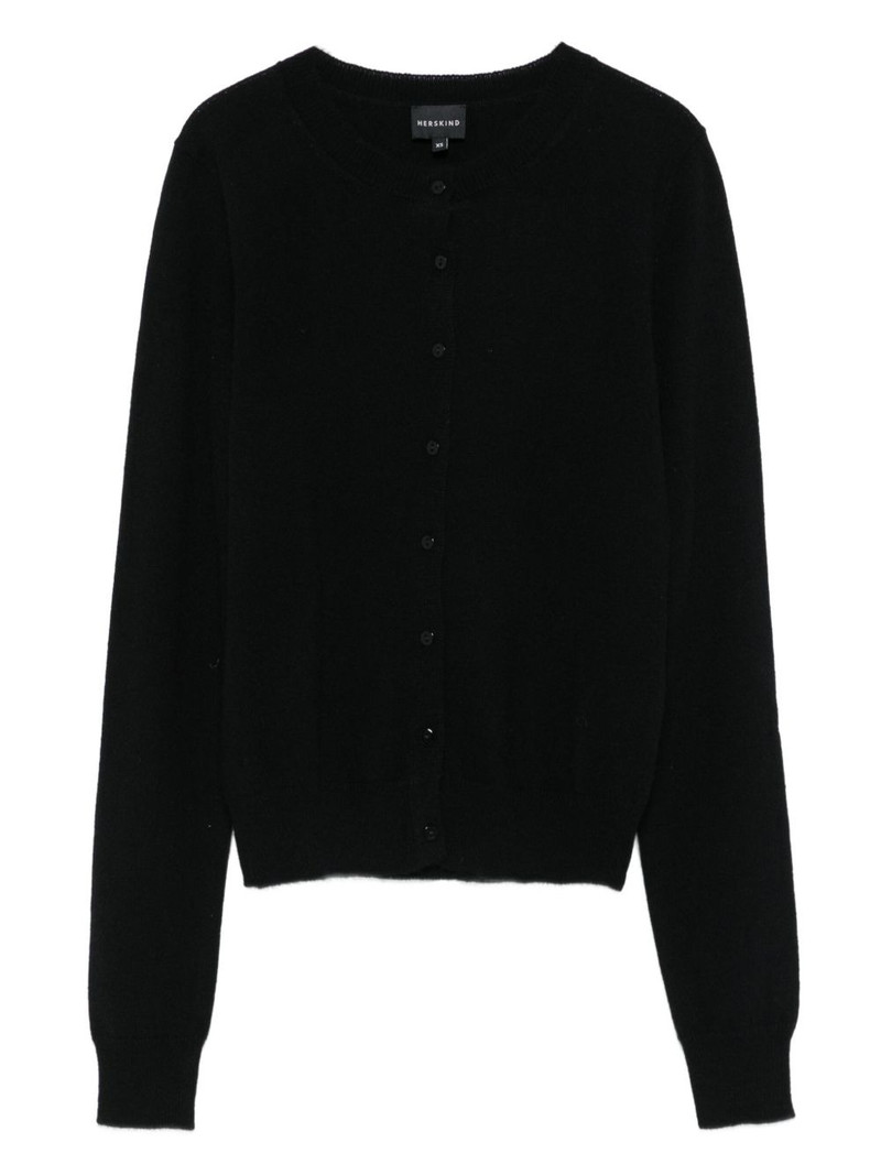 button-front cashmere cardigan 1
